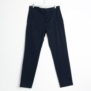 Banana Republic Mason Chino 32x32 Athletic Tapered Rapid Movement Pant Navy Blue